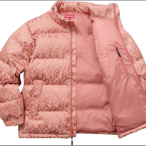 supreme pink coat
